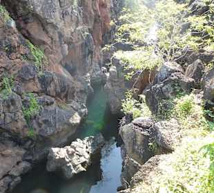 Blick in die Felsenschlucht