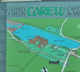 Lageplan der Burganlage