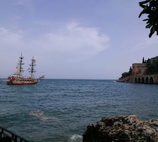 Турция. Аланья. Море, яхта...