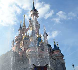 Wasserspiel beim Schloss