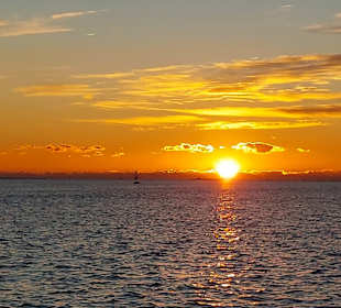 Sonnenuntergang Ria Formosa Bootstour