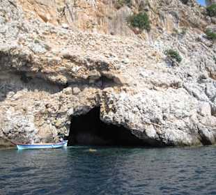 Mit dem Schiff um Alanyas Küste herum