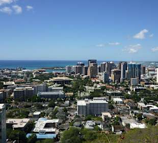 Blick über Honolulu