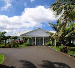 Das alte Herrenhaus der Rum-Destillerie