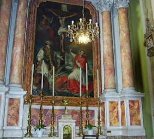 Wie immer Seitenaltare