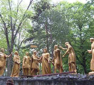 Station auf dem Kreuzweg