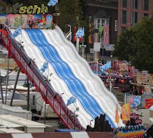 Blick auf den Freimarkt aus dem Riesenrad
