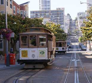 Ankunft Cable Car am Turnaround