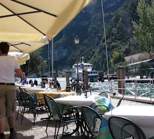 Blick auf die Anlegestelle Personenschifffahrt