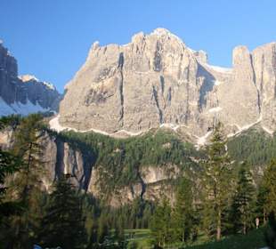 Colfosco Blick auf die Sella