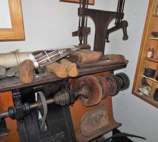 Die Schusterwerkstatt im Dörpmuseum Münkeboe