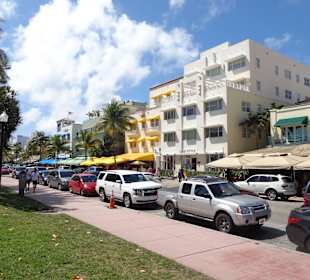 Blick auf den Ocean Drive