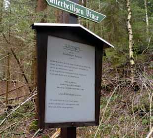 Schautafel am Bergbaulehrpfad Eibenstock