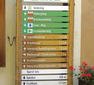 In der malerischen Altstadt von Furth im Wald.