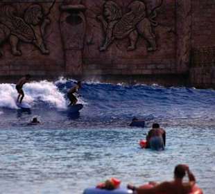 der große Wavepool in Action