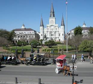 Blick auf St. Louis Cathedral