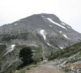 Der Weg zum Bergkamm