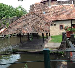 Staustufe am Lauter-Kanal