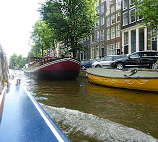 Auf den Grachten unterwegs