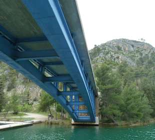 Brücke über den Krka-Fluss nahe Skradin