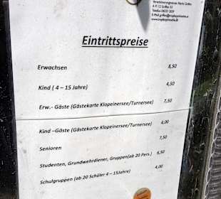 Eintrittspreise 2017