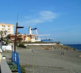 An der Strandpromenade in Torrox Costa