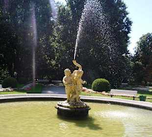 Fontanna przy pałacu