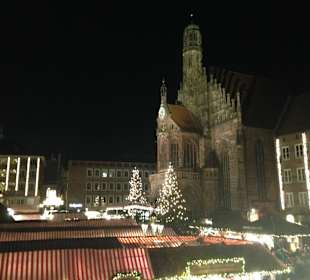 Blick von Oben über den Markt