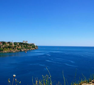 Blick zum Hafen von Antalya