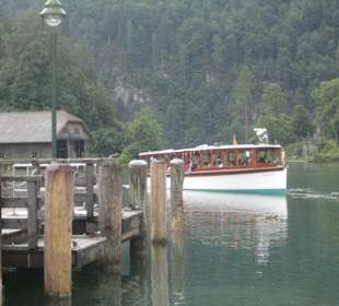 Ein Boot auf dem Königssee