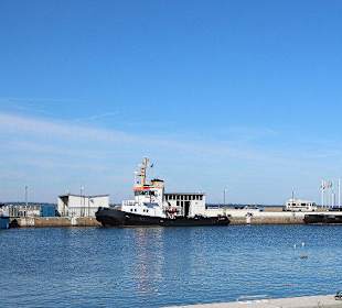 Das Hafenbecken von Helsingborg