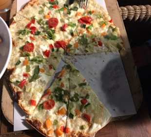 Flamkuchen im Restaurant Faustus