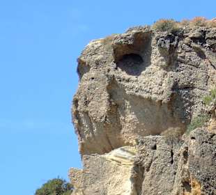 Eule in der Agia Fotia
