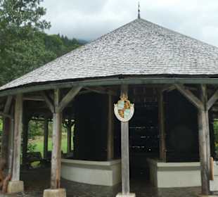Beim Gradierwerk von Ramsau