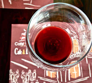 Red Wine at Café Rouge