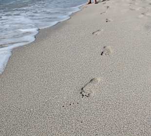 Meine Spuren im Sand