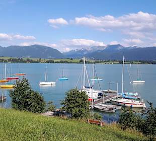 Forggensee, ideal zum Segeln und Baden