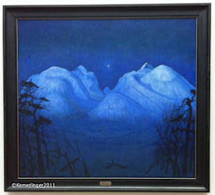 Sohlberg "Vinternatt i Rondane"