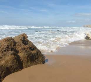 Strand / Küste vor dem Restaurant O Zé
