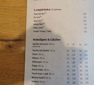Speisekarte