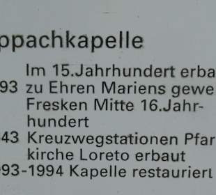 Die Appachkapelle in Oberstdorf