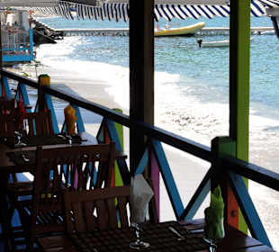 Plätze über dem Meer