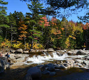 Lower Falls am Kancamagus Highway