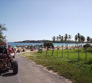 1. Stop - ruhig gelegener Strand