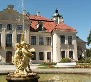 Fontanna przy pałacu