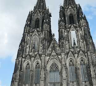 Blick von der Terrasse vom Café Reichard zum Dom