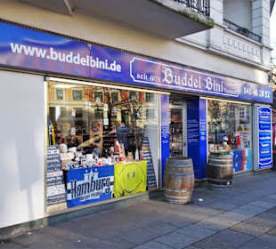 Außenansicht von Binikowskis Buddelschiffladen