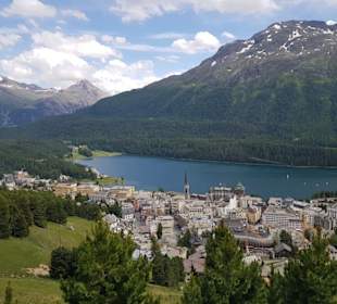 Blick auf den St. Moritzer See