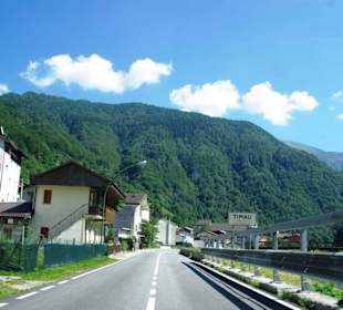 Die Ortschaft Einfahrt