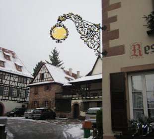 Altstadt Wissembourg im Winter